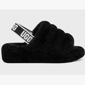 UGG Platform Sandal Slippers in Black size 10 womens